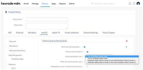 mac os x smart card authentication|Configure Smart Card Logon for MacOS .